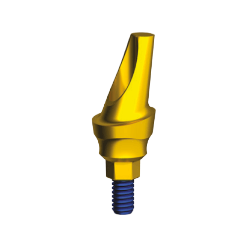 Pilar estético com ângulo anatómico 15° D 5.1 mm A 2.6-9.7 mm (HI)