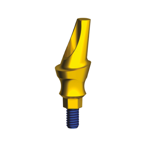 Pilar estético com ângulo anatómico 15° D 5.1 mm A 3.6-10.6 mm (HI)