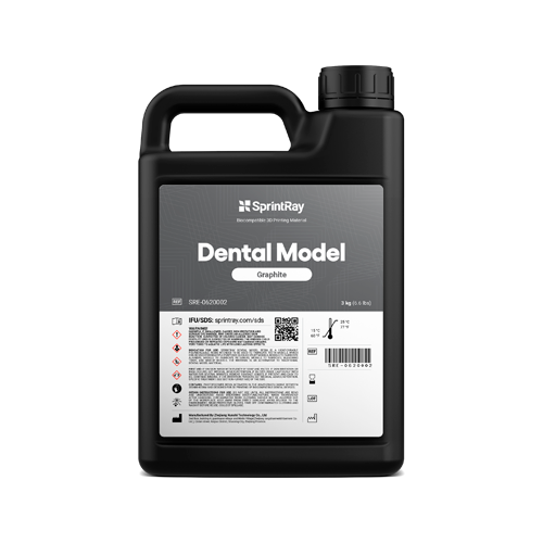 Resina SprintRay Dental Model Graphite 3Kg para Alpha-Bio Iberia