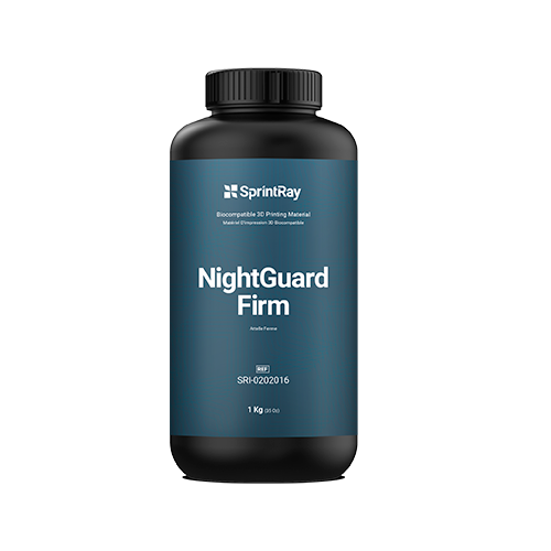 Resina SprintRay NightGuard Firm 1 kg: Férulas de descarga