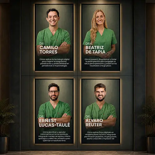Grandes retos en implantolog&iacute;a moderna: periodoncia, reconstrucciones complejas y est&eacute;tica
